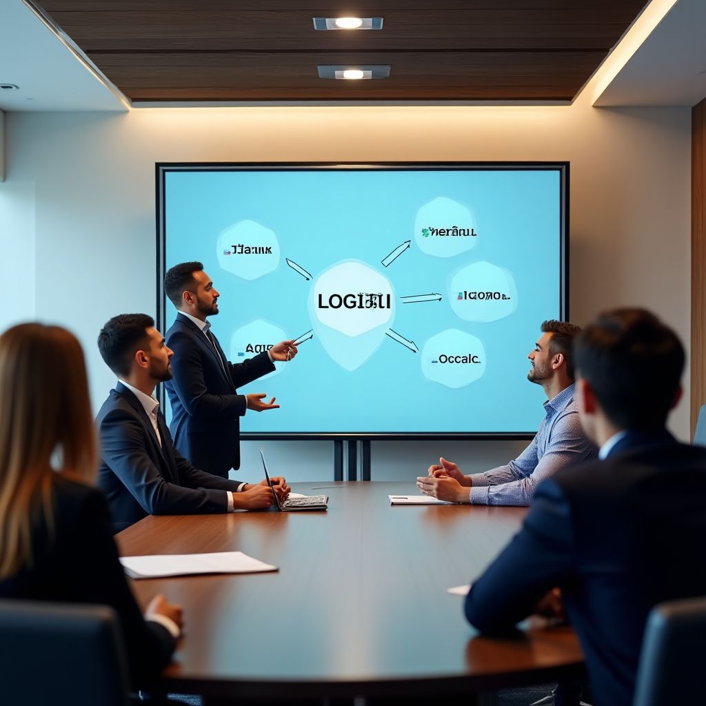 Reunión con clientes internacionales